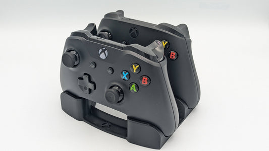 Xbox Controller Stand - Universal Gamepad Holder for Xbox Series X/S, Xbox One, PS5, PS4, PC - Adjustable, Space-Saving Gaming Accessory
